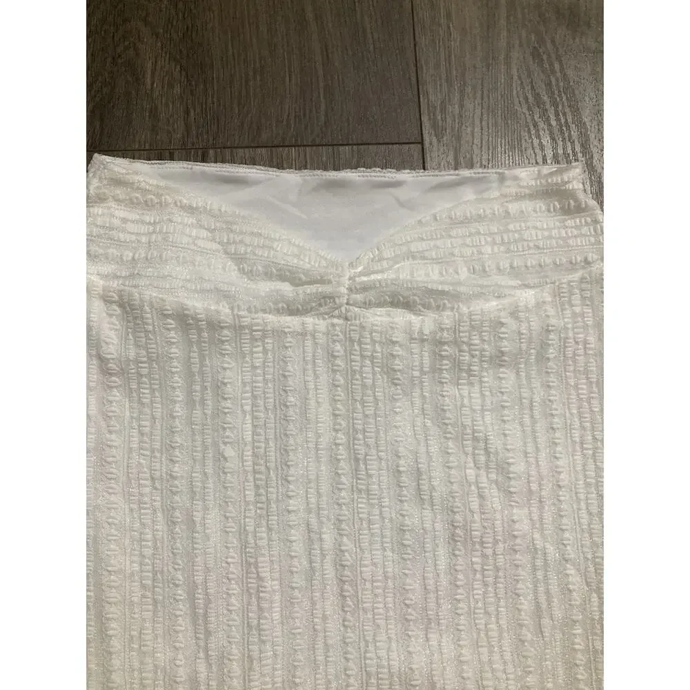 Outcast Exclusive 2 Set Skirt And Tube Twist Top Boho White Beachy Size Small
